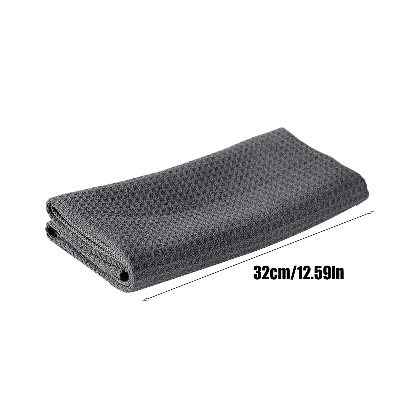 Waffle Weave Microfiber Towels – Lint-Free, Quick-Dry Cleaning