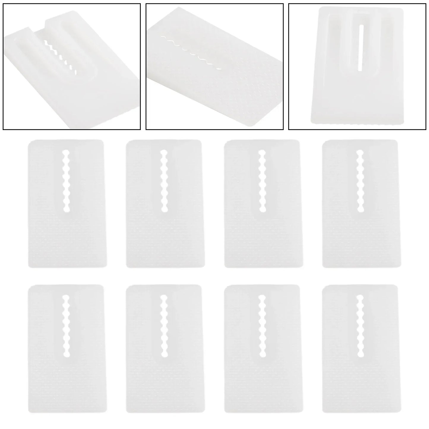 8-Pack Plastic Leveling Shims for Furniture, Cabinets & Toilets