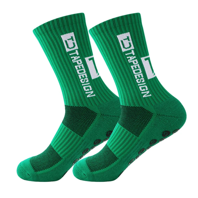 2022 New Football Socks Anti-Slip High Quality Soft Breathable Thickened Towel Bottom Sports , Cycling ,Legging ,Women, Men Peaceful Pleasures Health and Wellness socks army green Free