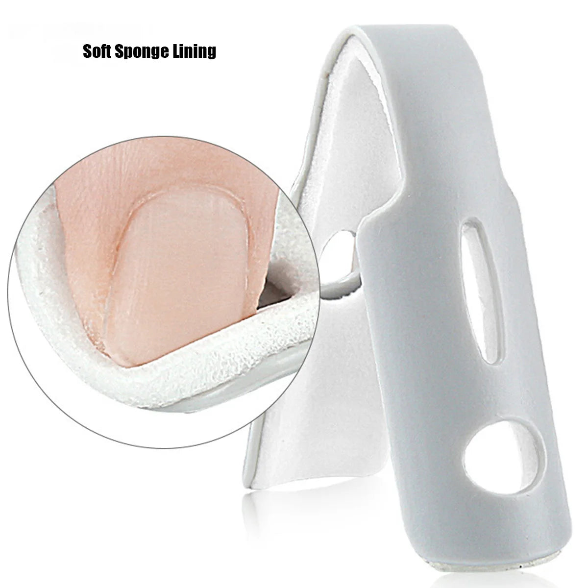 One Piece Finger Fixed Splint Fixed Support Device,Five Finger Fixed Splint Trainer,Finger Sleeve Peaceful Pleasures Health and Wellness