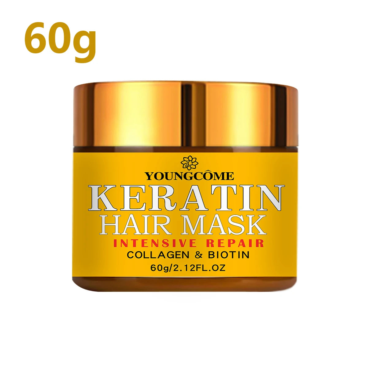 YOUNGCOME Keratin Hair Mask – Biotin, Collagen & Repair