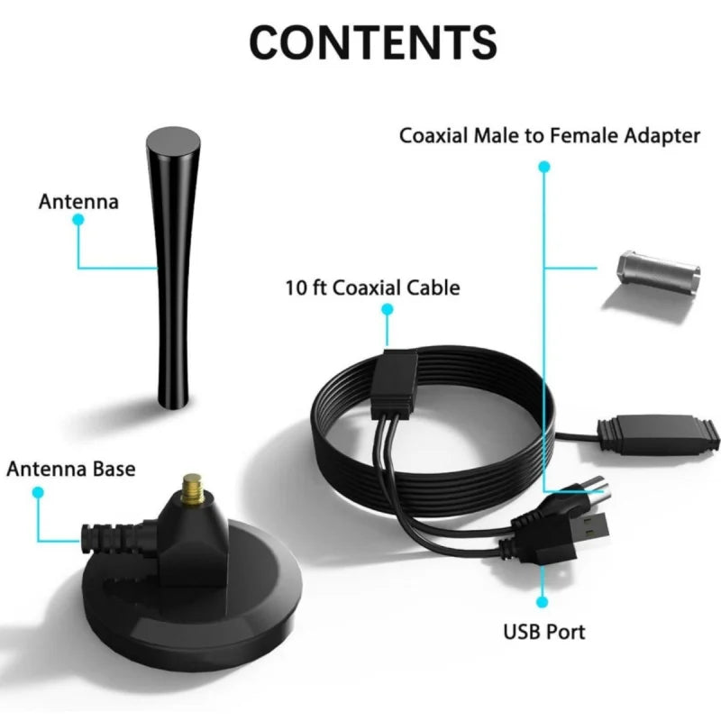DTMB Digital TV Antenna – Wide Coverage Signal Receiver