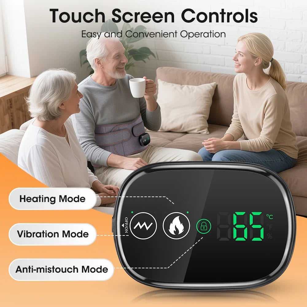 Hailicare Heating Waist Massager Belt 5000mAh | Red Light