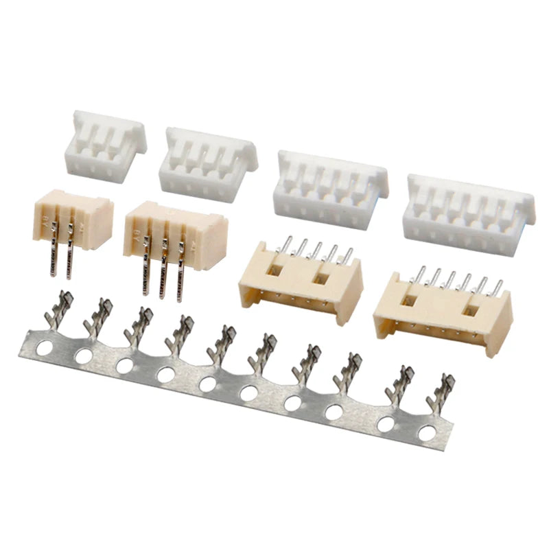 50pcs MICRO JST 1.25 2/3/4/5/6/7/8/9/10 Pin Connector 1.25MM Pitch Right Angle / Straight Pin Header / Housing / Terminal Peaceful Pleasures Health and Wellness 9P Housing