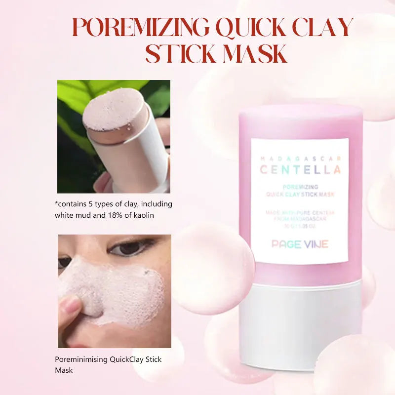 Pink Salt Facial Cleansing Mud Stick Soften Old Keratin Clean Pores Skin Softening Moisturizing Improve Skin Texture Solid Mask Peaceful Pleasures Health and Wellness