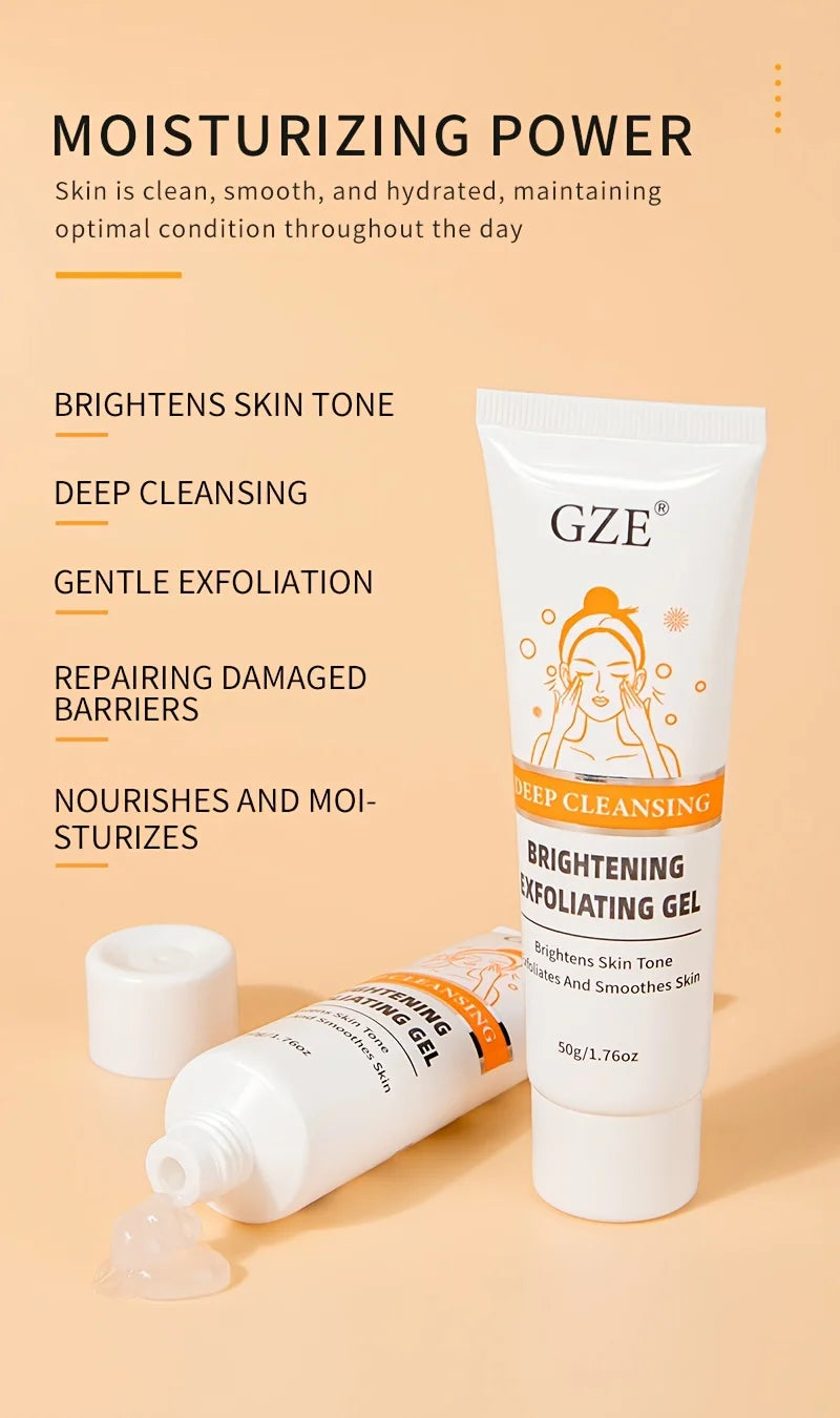 GZE Exfoliating Peeling Gel – Face Scrub for Bright Skin