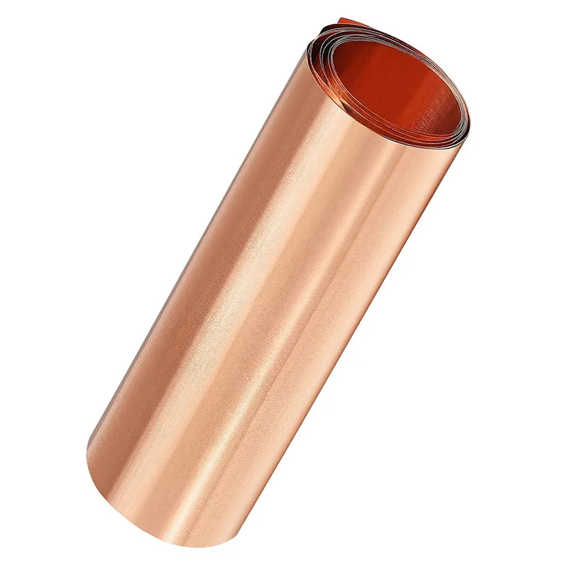 A36T-3X Copper Sheet Roll, Metal Foil Plate 1000Mm X 100Mm X 0.03Mm Peaceful Pleasures Health and Wellness