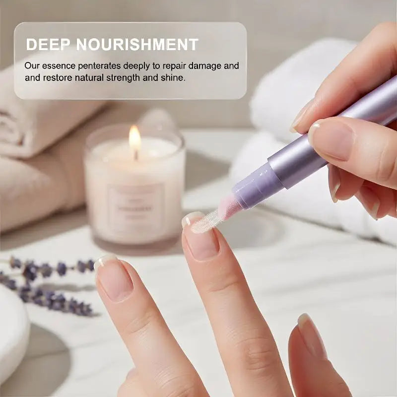 3-in-1 Cuticle Oil Pen | Nail Art Brush & Cuticle Pusher