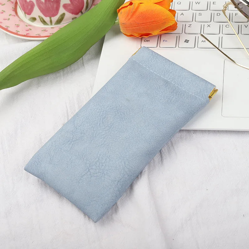 Portable Glasses Sunglasses Storage Bag Anti Pressure Velvet