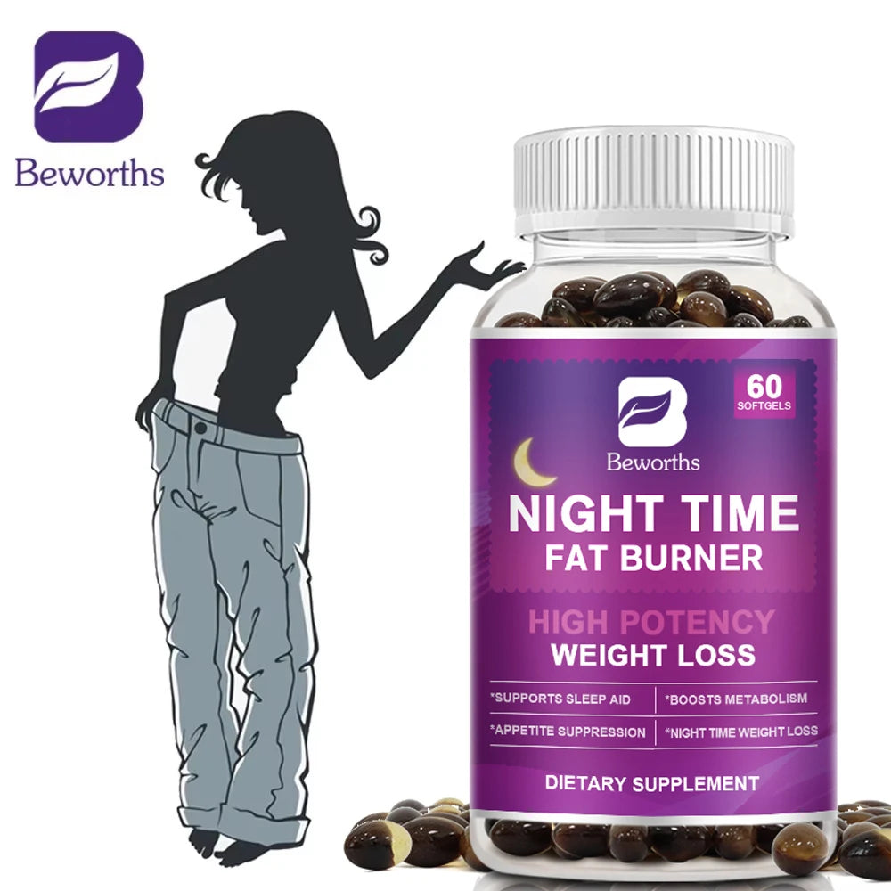 Night Time Fat Burner Capsules – 60ct Peaceful Pleasures Health and Wellness