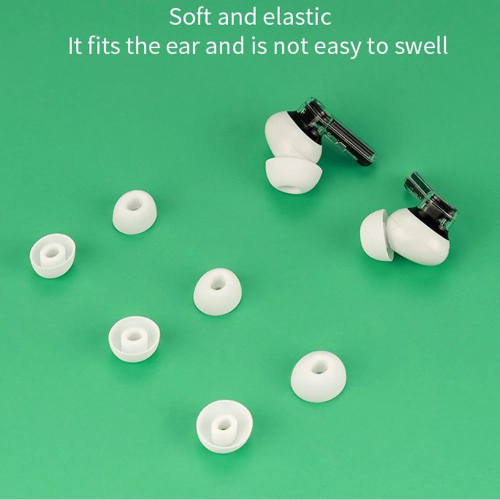 3 Pairs For CMF by NOTHING BUDS Pro 2 Eartips Silicone Earbuds Tips Earphone Kits Cover Replacement Ear Buds Tips Eargels Earcap Peaceful Pleasures Health and Wellness