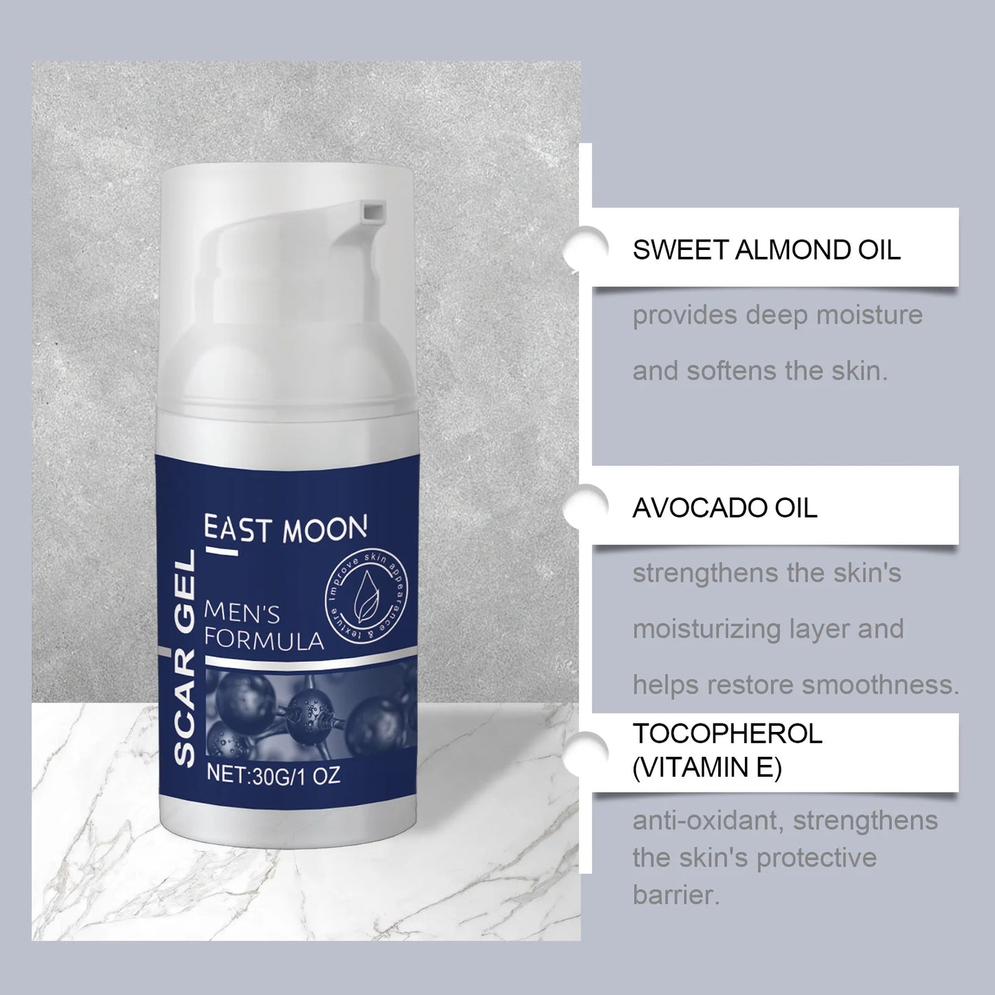 East Moon Collagen Scar Gel – Moisturize & Smooth Skin 30g
