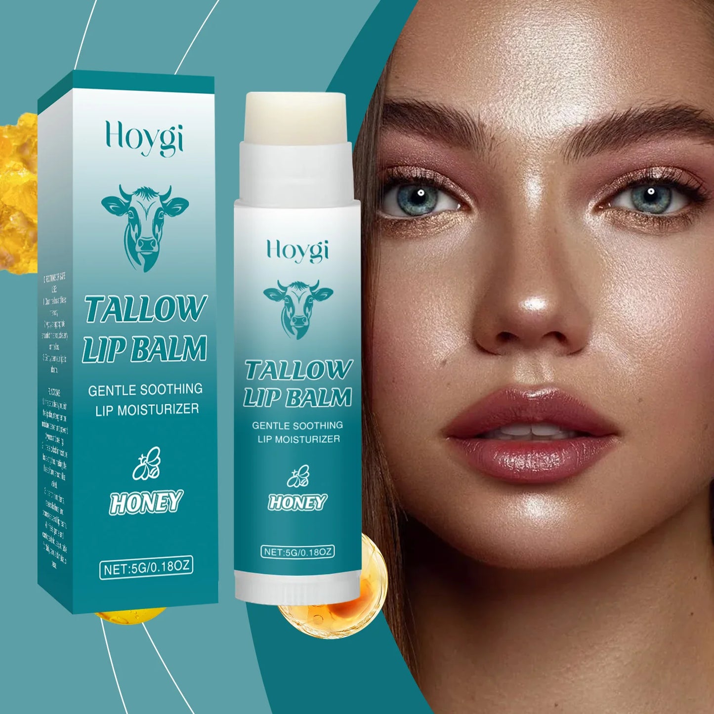 Hoygi Tallow Lip Balm | Deep Moisture, Plump & Smooth Lips