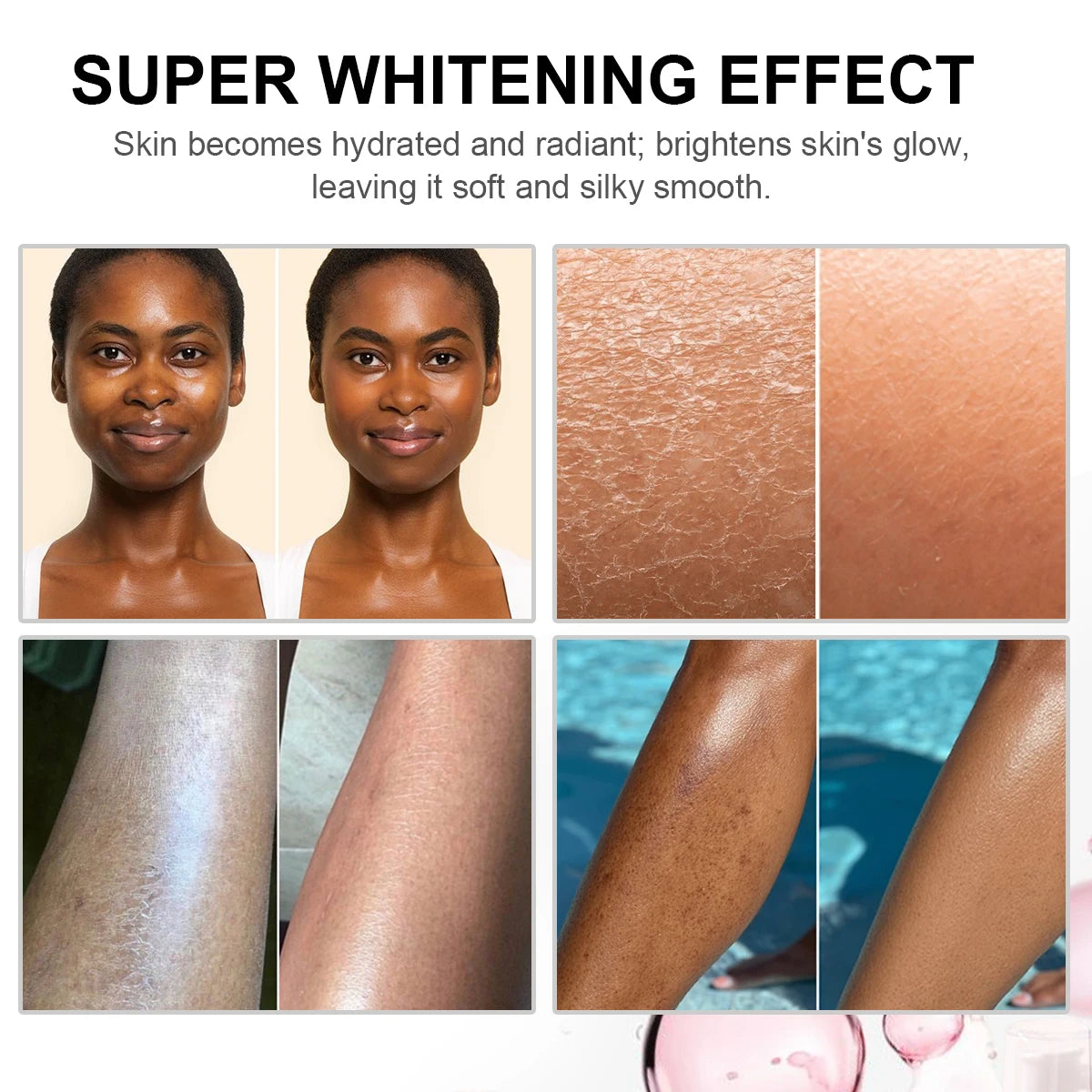 AILKE Brightening Body Lotion | Rose Oil & Niacinamide 500ml