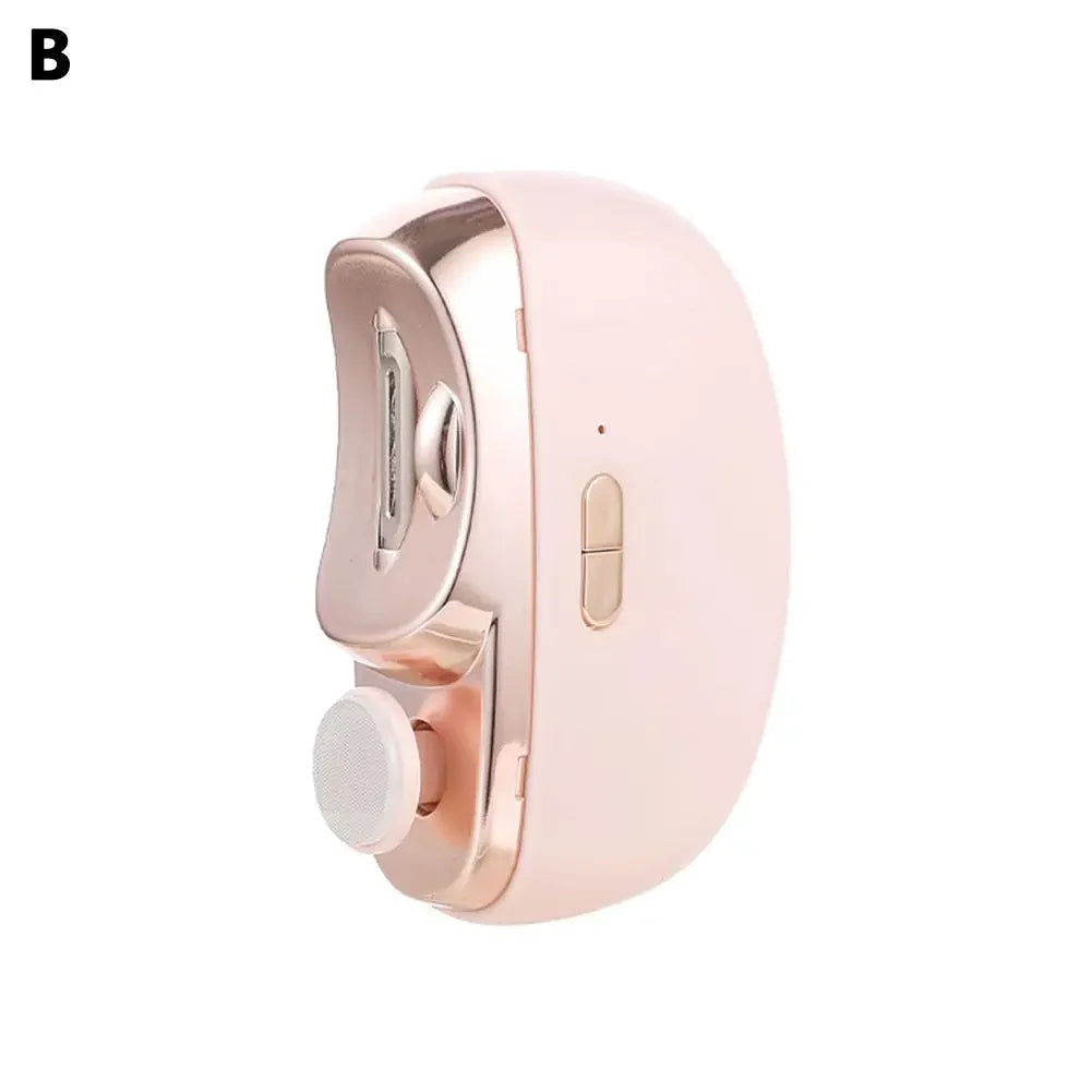 Electric Nail Trimmer USB Rechargeable with LED Light – All Ages