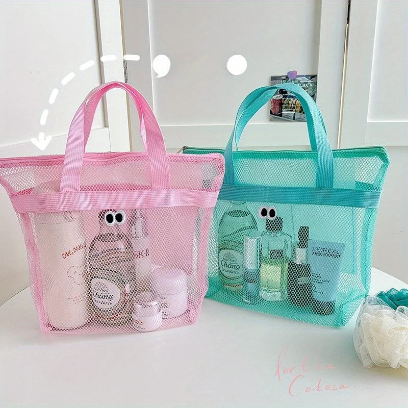 Portable Mesh Shower Caddy | Quick-Dry Travel Toiletry Bag