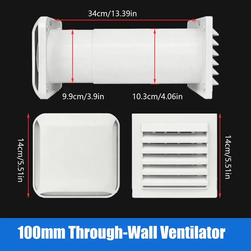 Through-Wall Ventilation Kit – Exhaust & Intake Vent Set