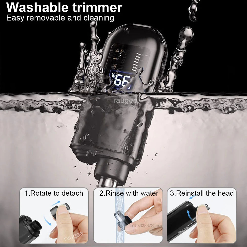 Nose Hair Trimmer for Men Mini Electric Nose Hair Clipper USB Rechargeable Painless Portable Eyebrow Ear and Nose Hair Trimmer Peaceful Pleasures Health and Wellness