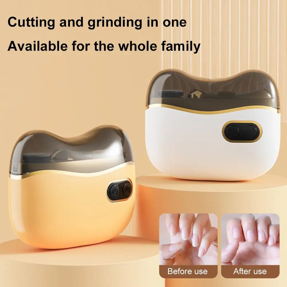 Electric Nail Clipper Polisher, Electric Nail Polishers With Light , File Organizers, for Adult Baby Fingernail Toe Scissors Peaceful Pleasures Health and Wellness