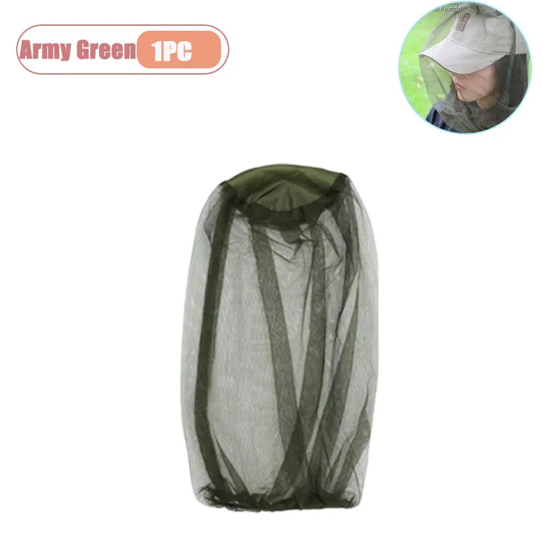 Outdoor Mesh Bug Net Face Shield Hat | Fishing & Beekeeping