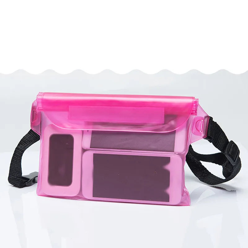Phone Waterproof Bag Sealing Drift Diving Waist Pack Skiing Beach Boat Sport Swimming Underwater Case Cover Shoulder Bags Peaceful Pleasures Health and Wellness