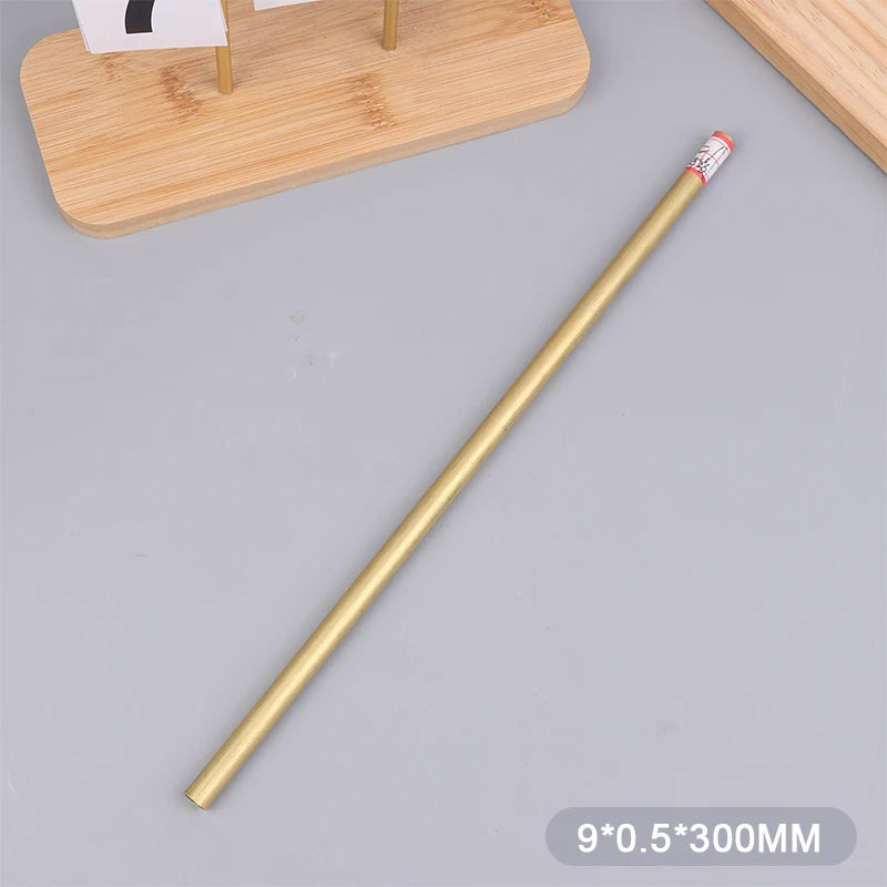 Brass Tube Dia 2/3/4/5/6/7/8/9/10/11/12/13/14/15mm Length 300mm 0.5mm Wall Brass Pipe Modelmaking Rod Cutting Tool Replacement Peaceful Pleasures Health and Wellness 9mm