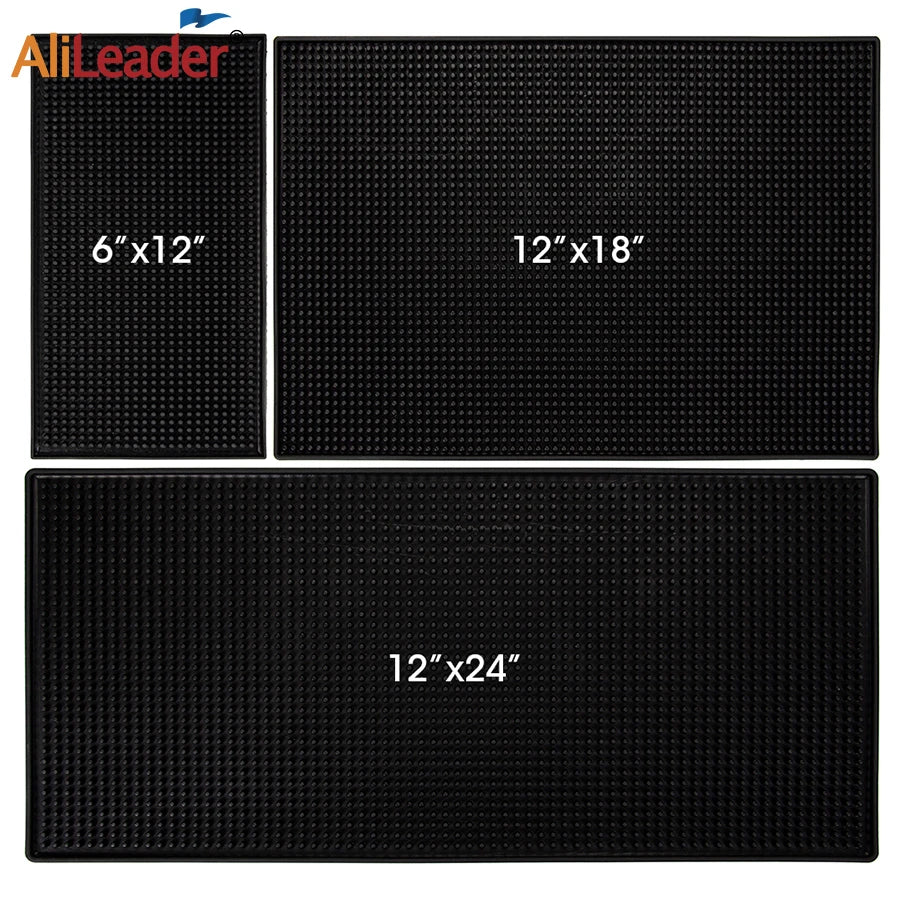 15*30 30*45 30*60Cm Beauty Salon Hair Clipper Anti-Slip Mat Hairdresser Pad Anti-Skid Mat Cushion For Barber Shop Kitchen Bar Peaceful Pleasures Health and Wellness