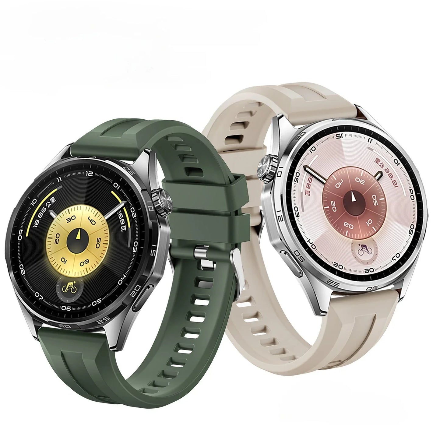 22mm Silicone Watch Strap for Huawei GT6/GT5/GT4 46mm