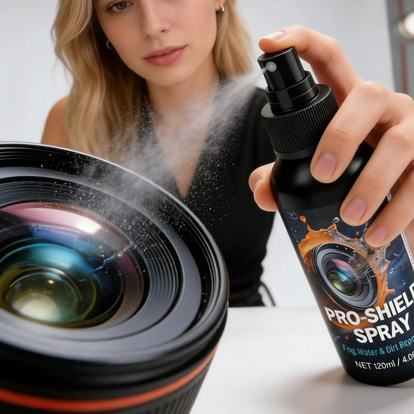 Screen & Lens Cleaner Spray Kit 120ml | Anti-Fog, Streak-Free