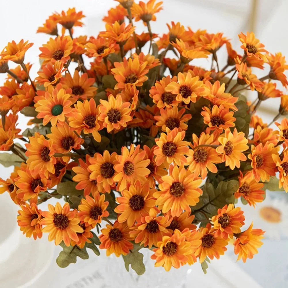 Silk Daisy Artificial Flowers for Wedding, Home & Garden Decor