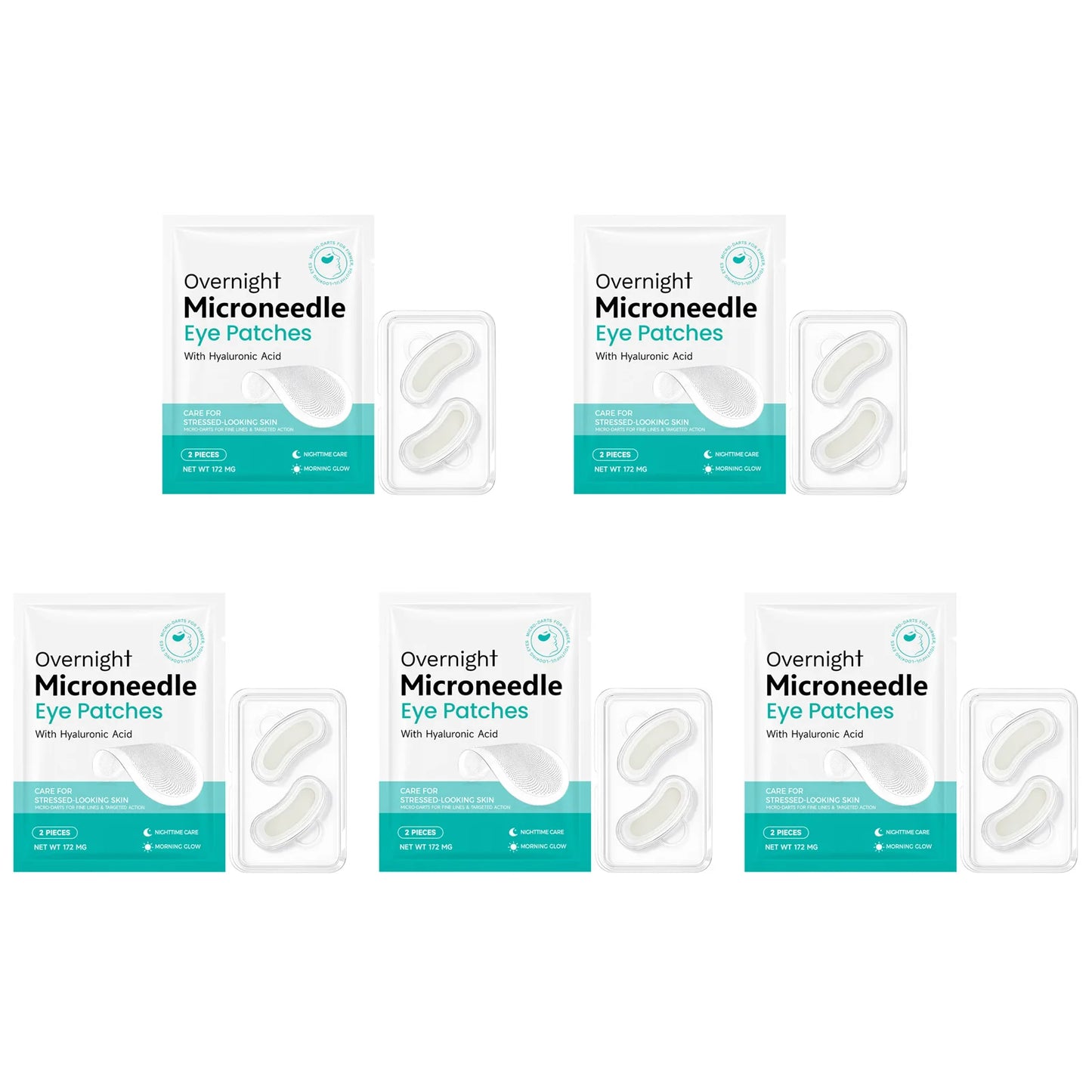 Microneedle Eye Patches – Hyaluronic Acid Overnight Eye Mask