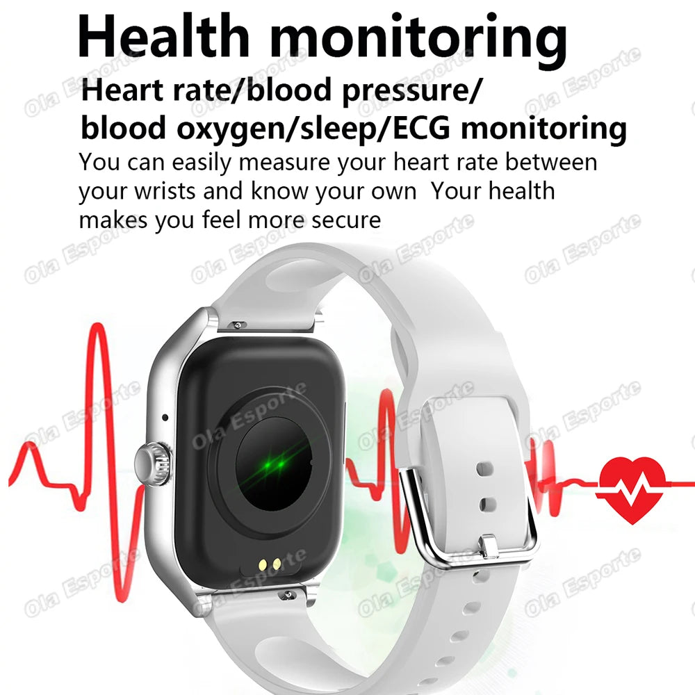 Smart Watch For Android IOS Watches 1.88 inch HD Display BT Call Message Alert Music Sports Mode Smartwatch Men Women Gift HW12 Peaceful Pleasures Health and Wellness
