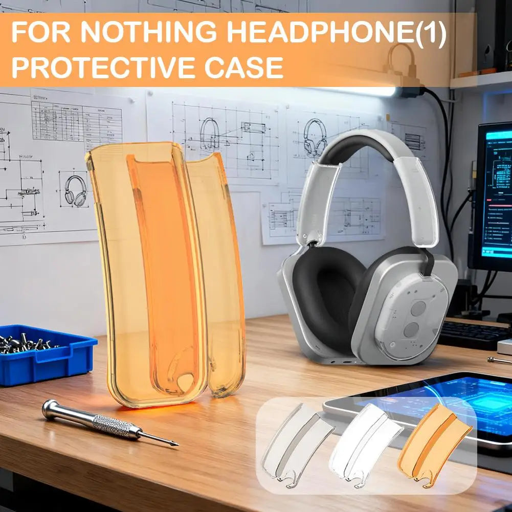 Nothing Headphone 1 Protective Case | 360° Transparent PC Cover