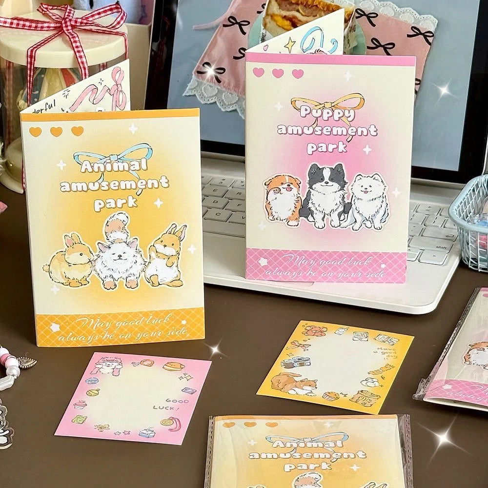 3D Cute Puppy Greeting Card Creative Bouquet Aesthetic Value Blessing