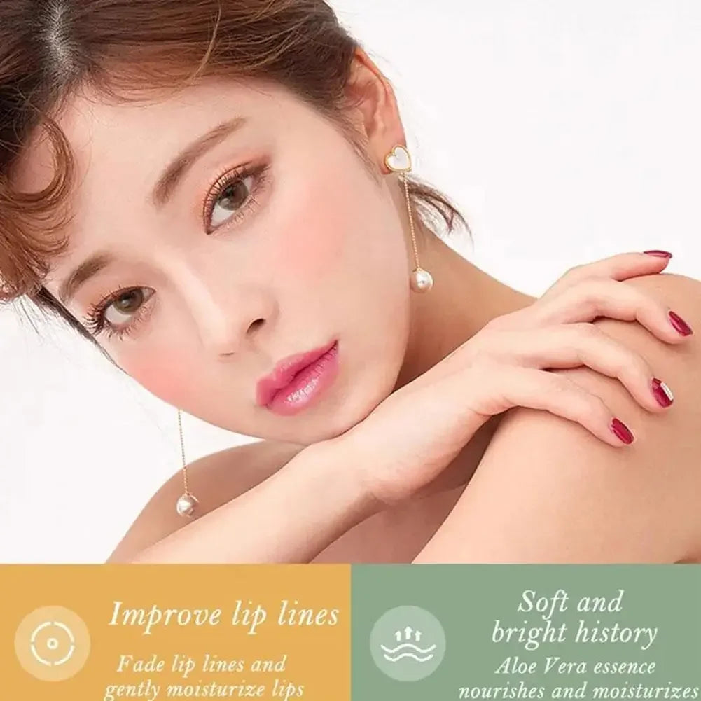 Aloe Vera Magic Color-Changing Lipstick Temperature-Activated, Long-Lasting Moisturizing Lip Balm Hydration Glossy Lips Make UP Peaceful Pleasures Health and Wellness