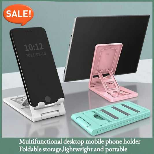Foldable Phone & Tablet Stand – Adjustable Desktop Lazy Bracket Phone Tablet Stand Oasis Select