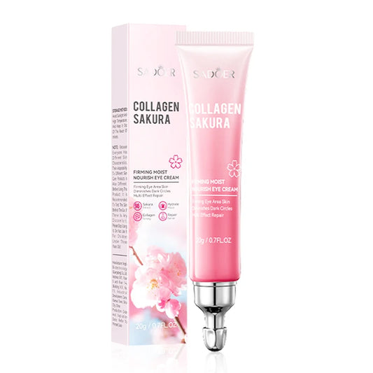 SADOER Sakura Eye Cream | Dark Circles, Puffiness & Firming Eye Cream Peaceful Pleasures Health and Wellness Default Title
