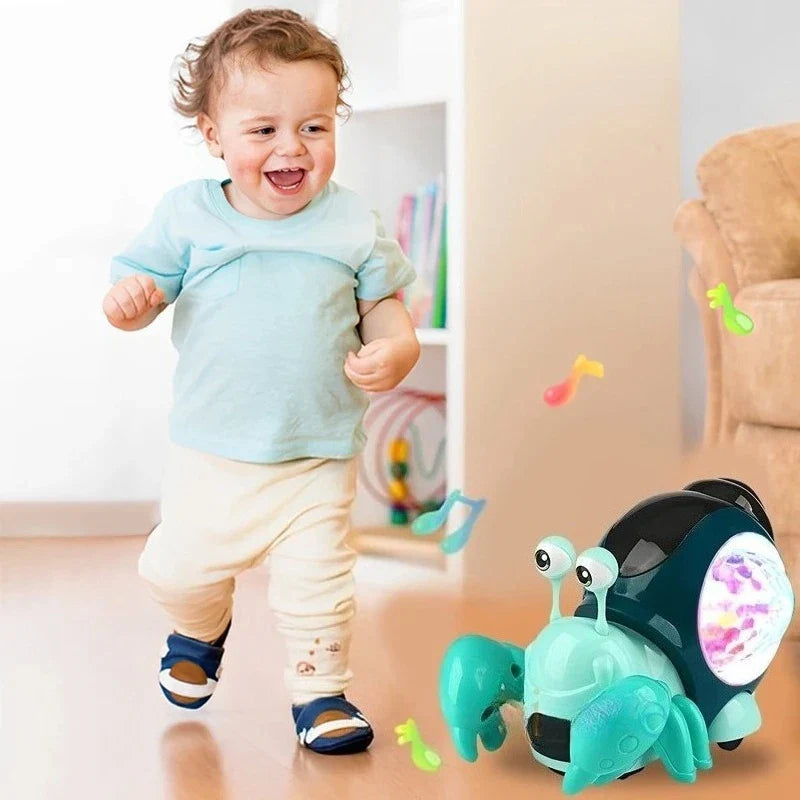 Crawling Crab Baby Toy – Light-Up Musical Interactive Toddler