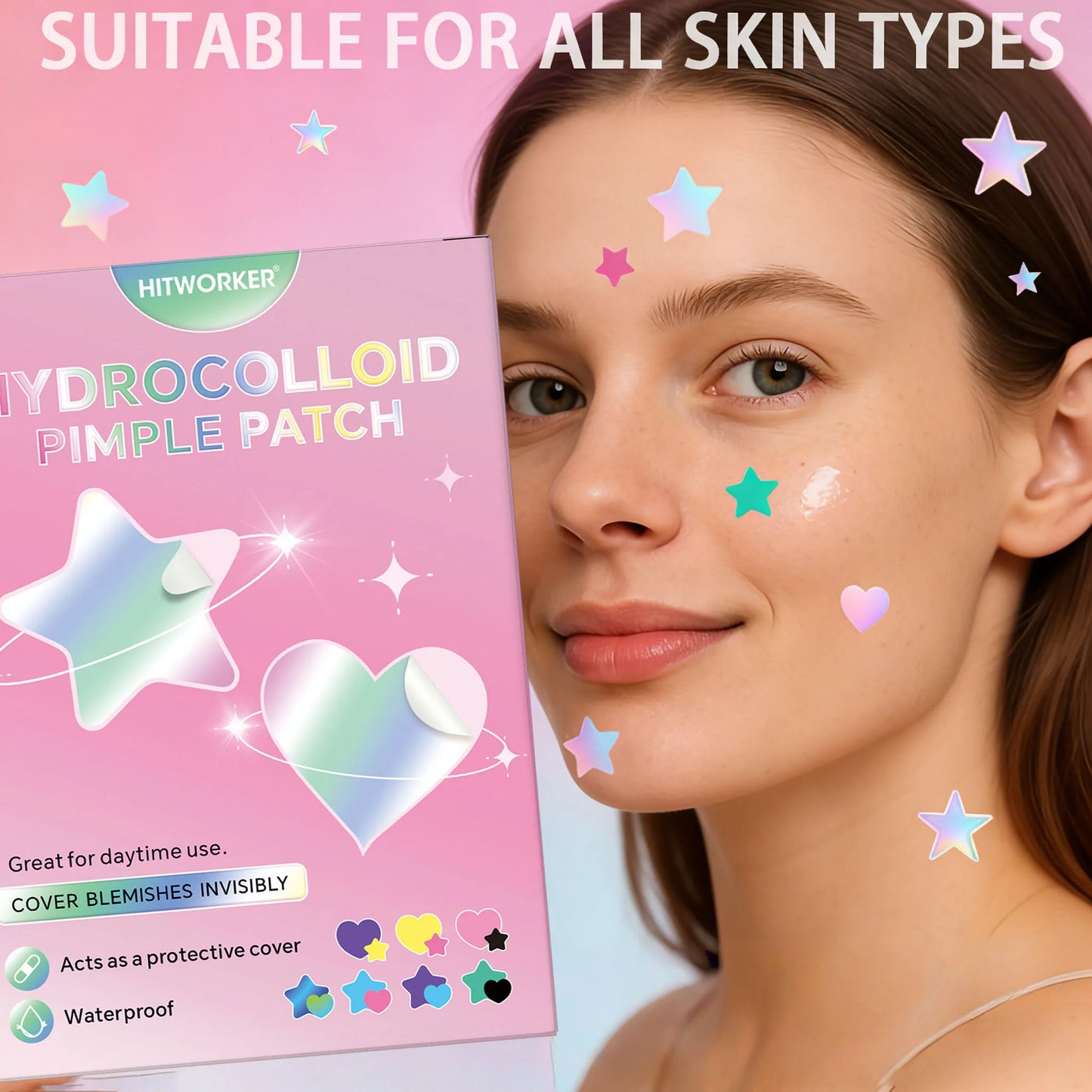 Hydrocolloid Acne Patches – Invisible & Waterproof | All Skin Types