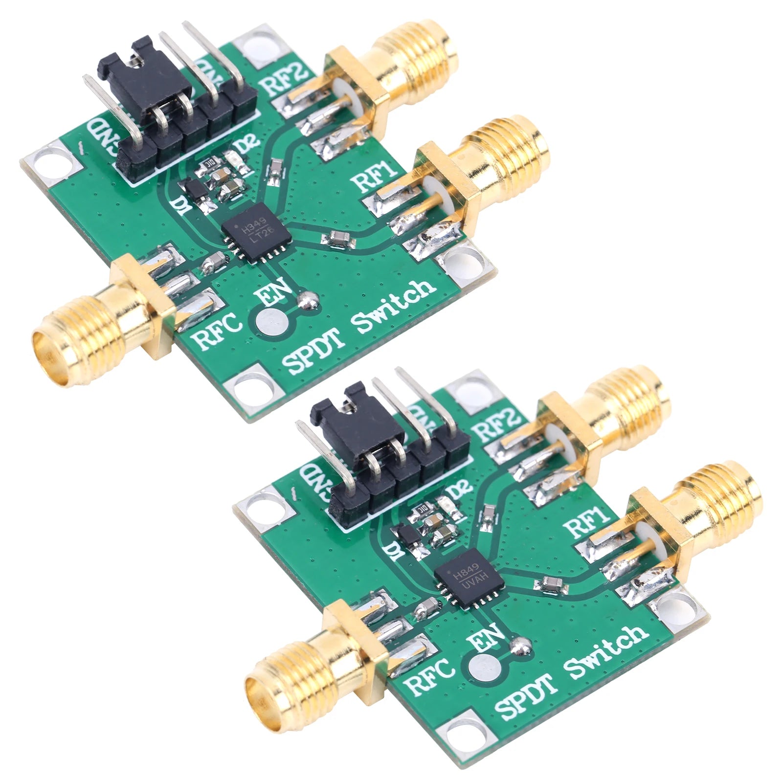 Industrial Supplies 3‑5V RF Module Single Pole Double Throw Board 50Ohms Input Output Impedance SMA Interface Peaceful Pleasures Health and Wellness