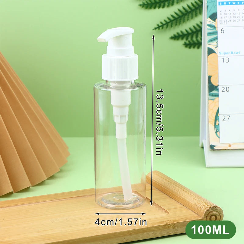 Refillable Travel Pump Bottle for Shampoo, Lotion & Cosmetics