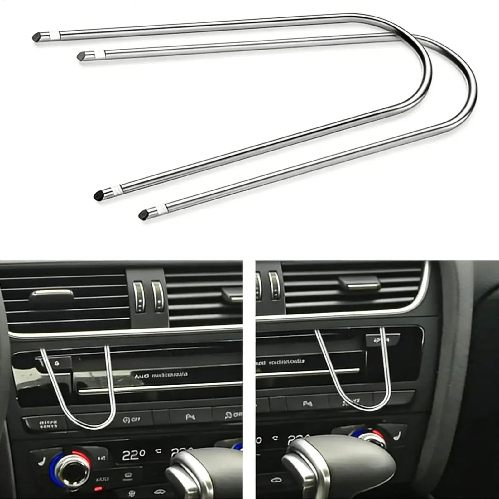 2pcs Vehicle Car Stereo Radio Removal Keys C D Changer Disassembly Tool U Shaped Key For Citroen Peugeot Tools Auto Peaceful Pleasures Health and Wellness