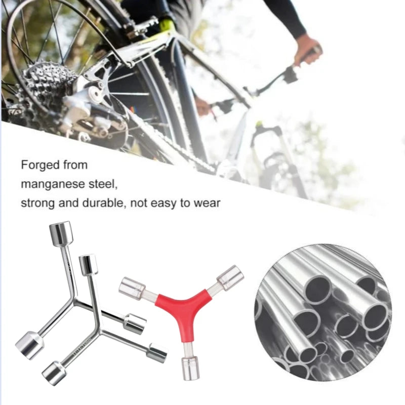 2PCS Y Shape Socket Wrench Bike Allen Wrench Internal Hexagon Wrenches 8/9/10mm 8/10/12mm MTB Road Bicycle Cycling Hex Key Tools Peaceful Pleasures Health and Wellness