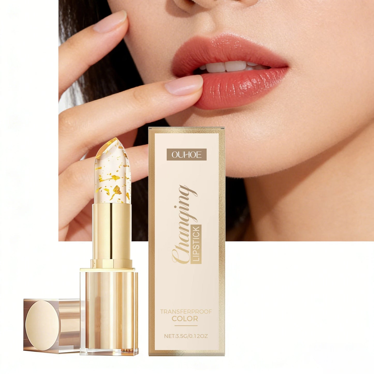 Ouhoe Color Changing Lip Balm – Moisturizing & Transferproof