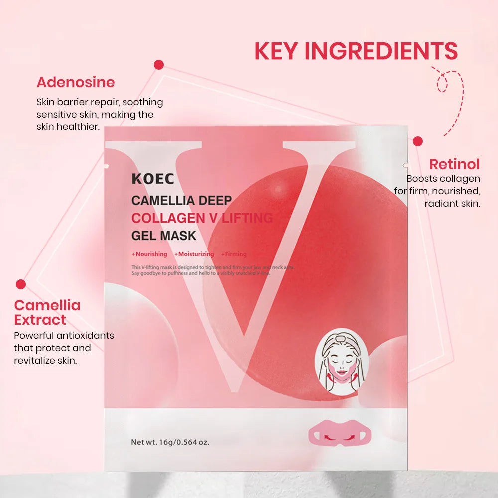 V-Lift Collagen Face Sculpting Mask – Firming & Contouring Band