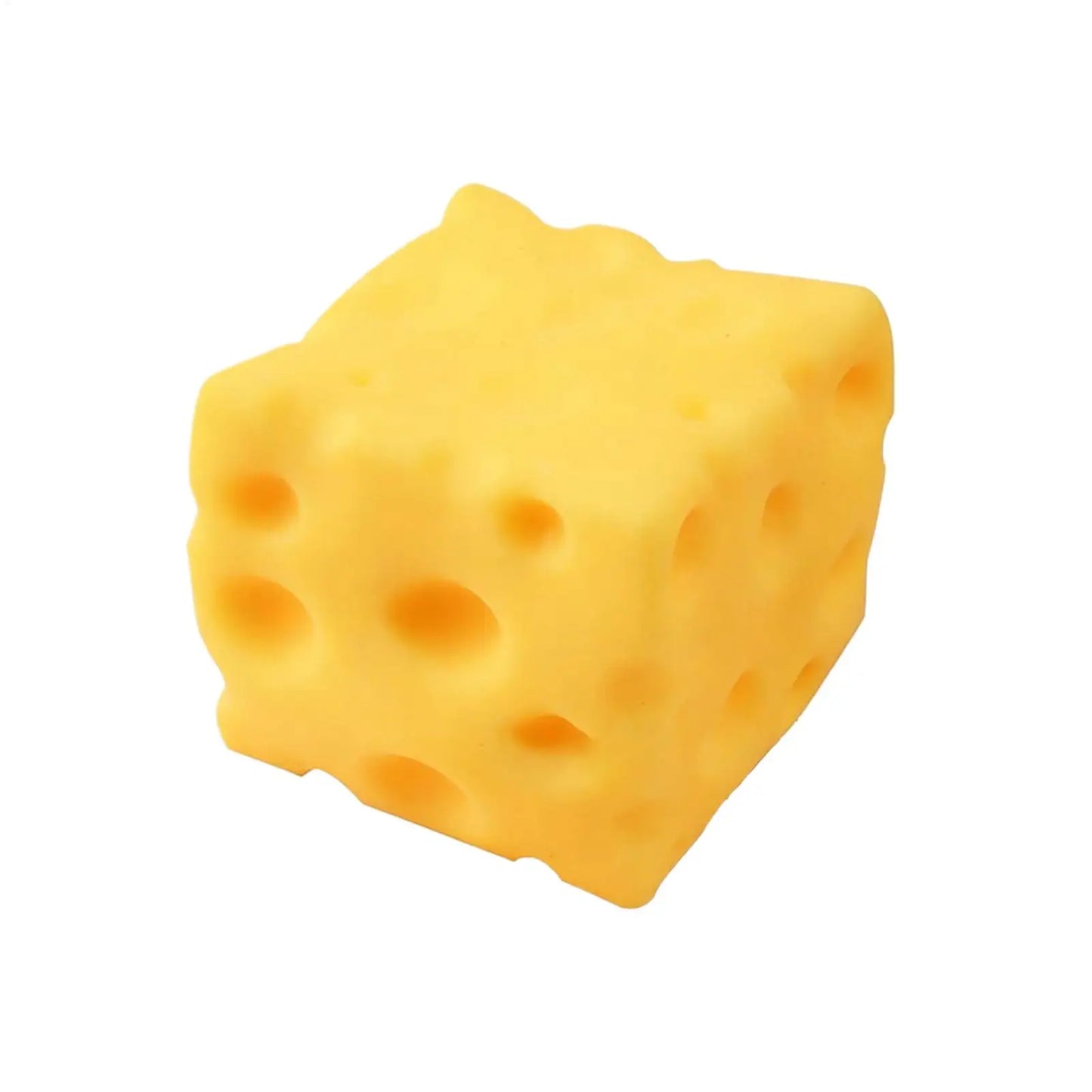 Squishy Cheese Cube Fidget Toy – Slow Rebound Stress Relief