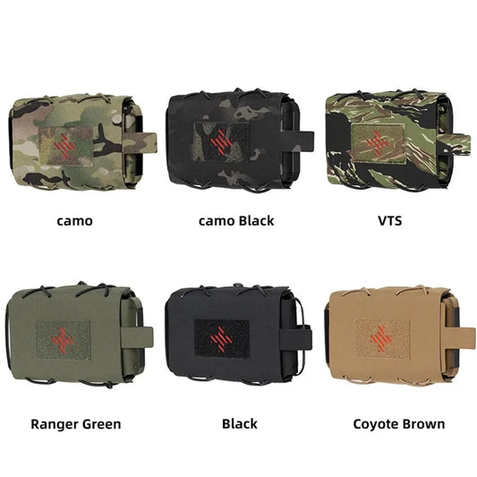 Tactical Medical Pouch Detachable First Aid Kit Quick-release Medical Kit Laser Cut MOLLE Emergency Survival Bag for Outdoor Peaceful Pleasures Health and Wellness