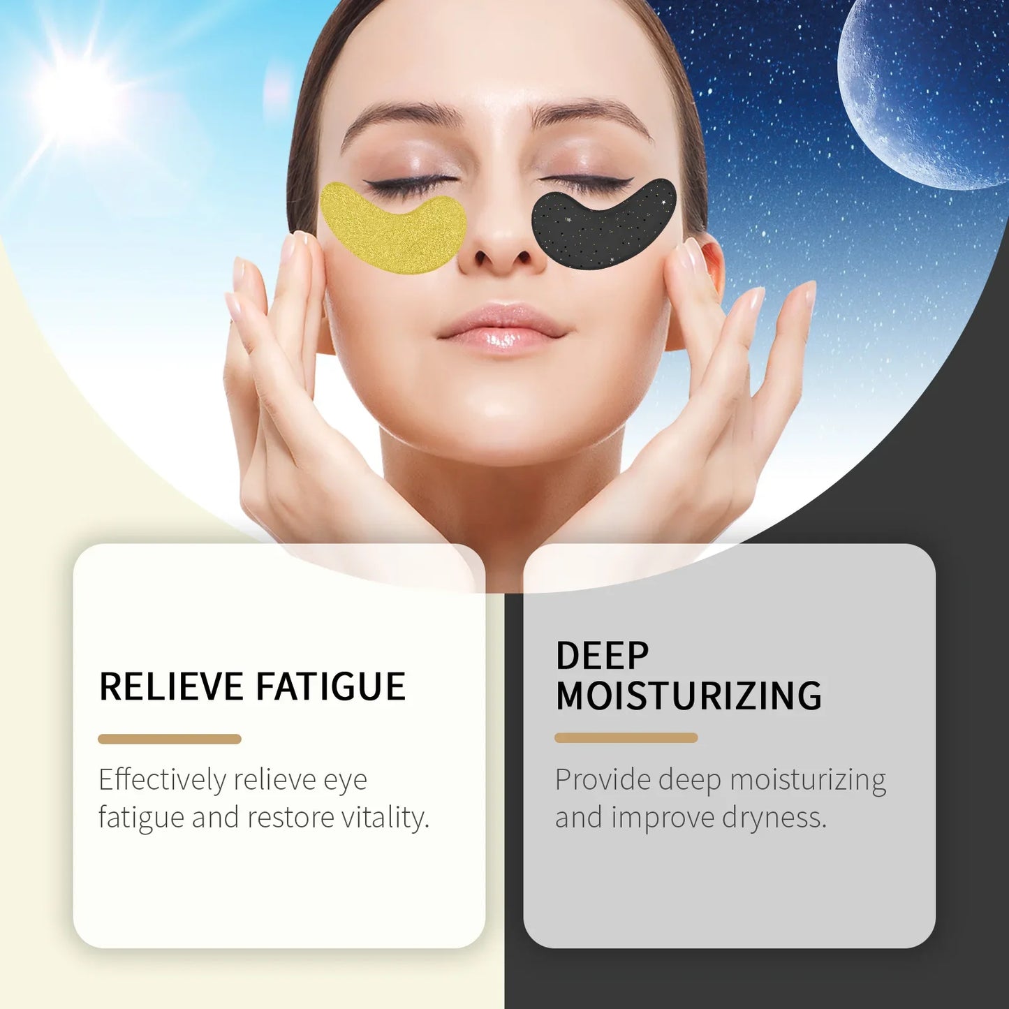 Hoygi Day & Night Under Eye Masks – Puffiness & Dark Circles