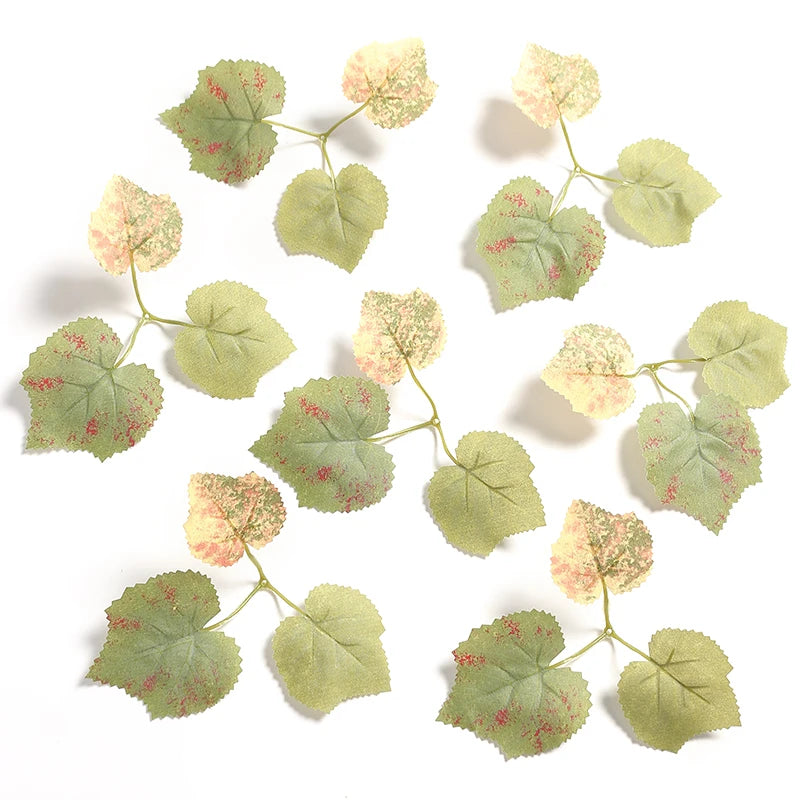 Silk Artificial Leaves for Wedding & Home Decor – 10/30/50 Pcs