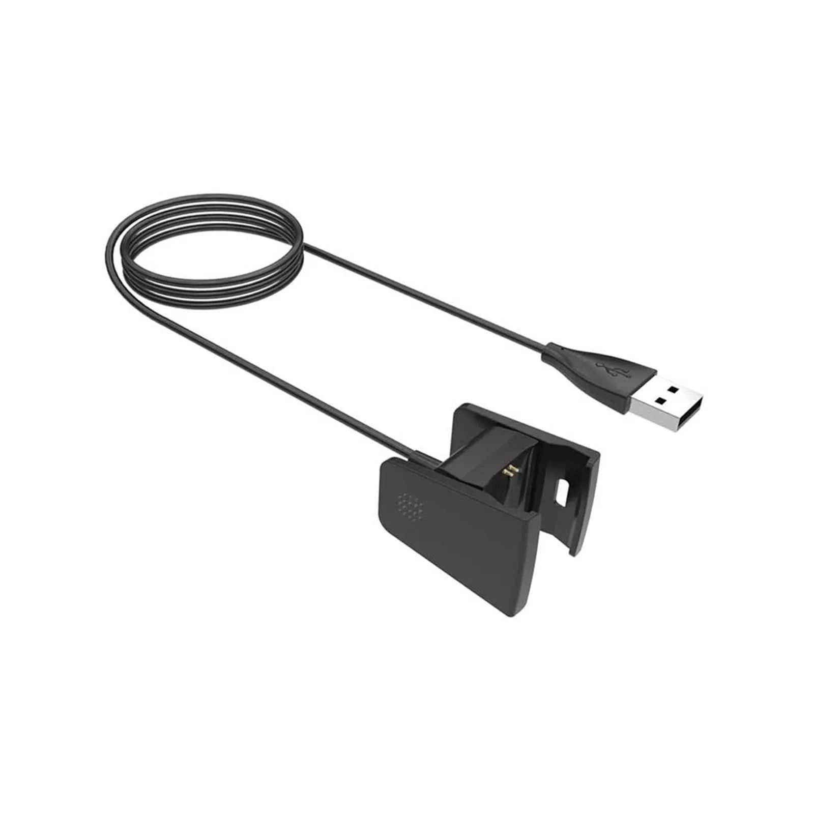 Compatible with Fitbit Charge 2 Charger, Replacement USB Charging Cable Cord Charger Cradle Dock Adapter for Fitbit Charge 2 Peaceful Pleasures Health and Wellness black